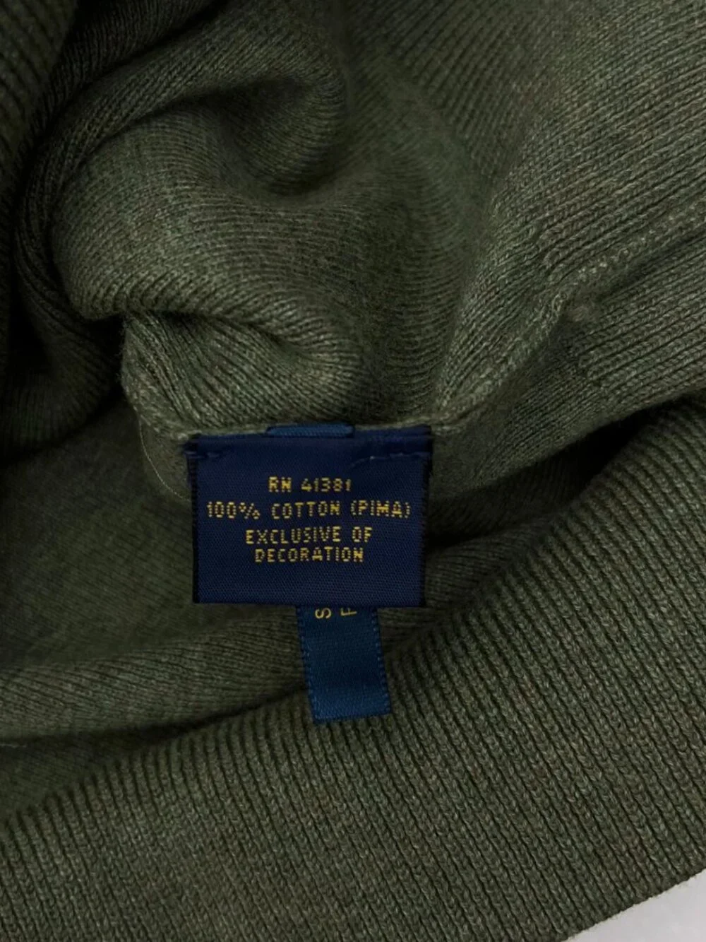 Polo Ralph Lauren NEW NWT quarter-zip Lightweight Green Sweater Shirt Mens S